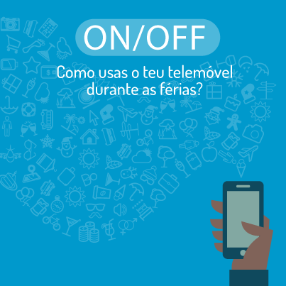 Como usas o telemóvel durante as férias? 