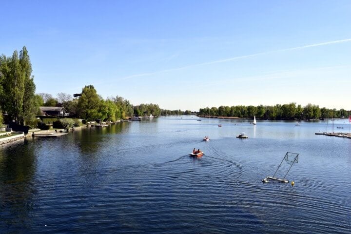 Alte Donau em viena - áustria