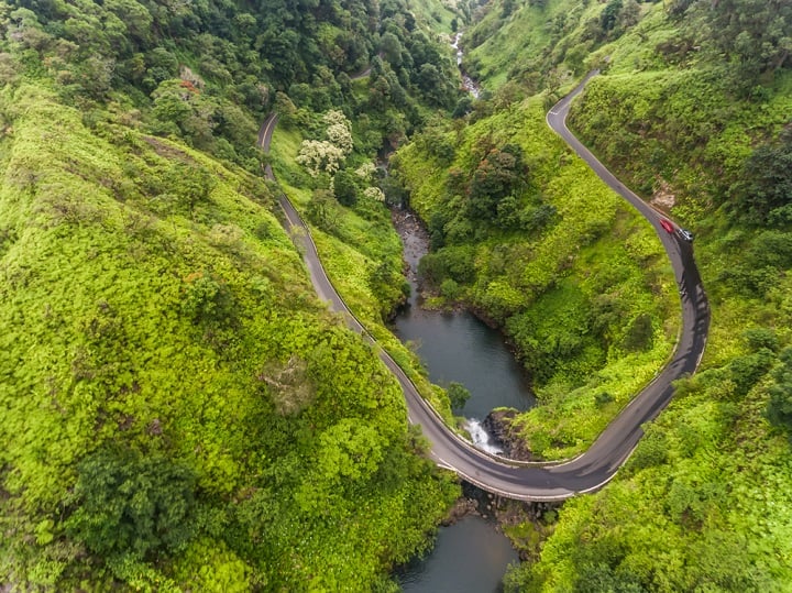 Hana Maui Hawaii - road