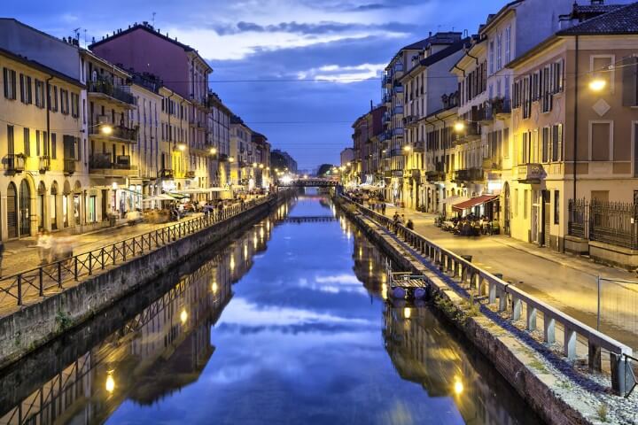 districto Navigli em milÃ£o - itÃ¡lia